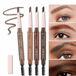 HANDAIYAN Esay Draw Dual-Head Eyebrow Pencil (Waterproof, 3D Effect, Screw Brush)