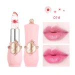 Emaymei Jelly Crystal Lipstick Flower Temperature Color Changing Lip Gloss Transparent Long Lasting Lipstick Moisturizer Makeup - Image 2