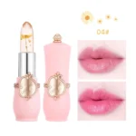 Emaymei Jelly Crystal Lipstick Flower Temperature Color Changing Lip Gloss Transparent Long Lasting Lipstick Moisturizer Makeup - Image 5